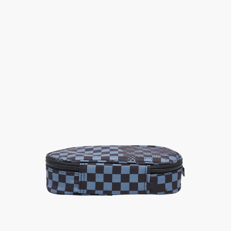 St.Right Pencil Case-Chessboard-Crush-1 Cmprt-Boys (Polyester) Black \ 23X10X5 - Image 3